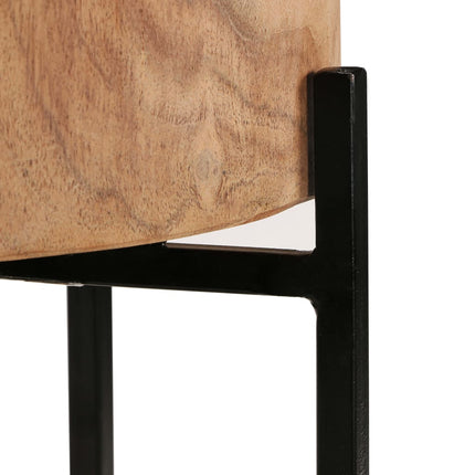 Ensemble De Tables D'appoint 2 Pcs Bois D'acacia Massif