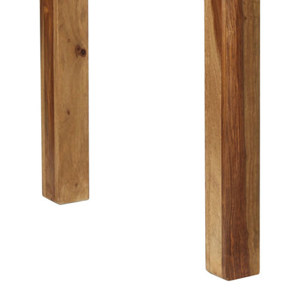 Table De Bar Bois Massif 118X60X107 Cm