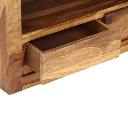 Meuble Tv Bois Massif De Sesham 80X30X40 Cm