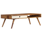 Table Basse 110X50X35 Cm Bois Massif