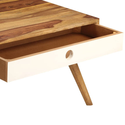 Table Basse 110X50X35 Cm Bois Massif