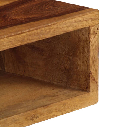 Table Basse 110X50X35 Cm Bois Massif