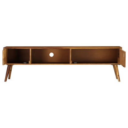 Meuble Tv 140X30X40 Cm Bois Massif