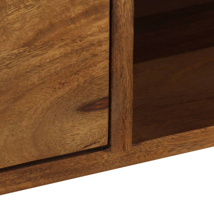 Meuble Tv 140X30X40 Cm Bois Massif