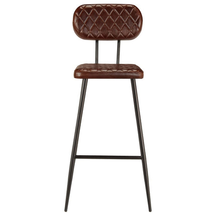 Chaises De Bar Lot De 2 Cuir Véritable