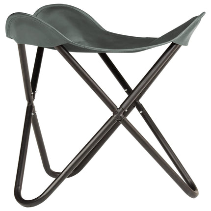 Tabouret Papillon Cuir Véritable