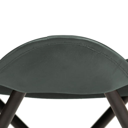 Tabouret Papillon Cuir Véritable