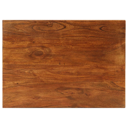Table Gigogne 3 Pcs Bois Massif D'acacia 50X35X50 Cm Marron