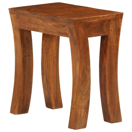 Table Gigogne 3 Pcs Bois Massif D'acacia 50X35X50 Cm Marron