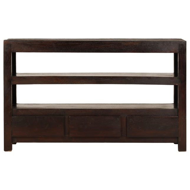 Meuble Tv Bois D'acacia Solide 90 X 30 X 55 Cm