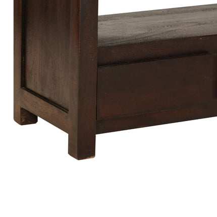 Meuble Tv Bois D'acacia Solide 90 X 30 X 55 Cm