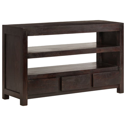 Meuble Tv Bois D'acacia Solide 90 X 30 X 55 Cm