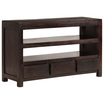Meuble Tv Bois D'acacia Solide 90 X 30 X 55 Cm