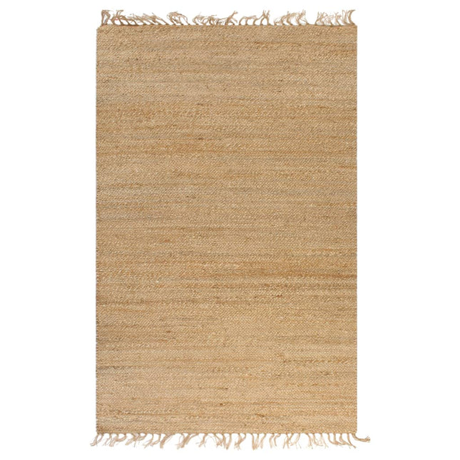 Tapis Tissé À La Main Jute Naturel