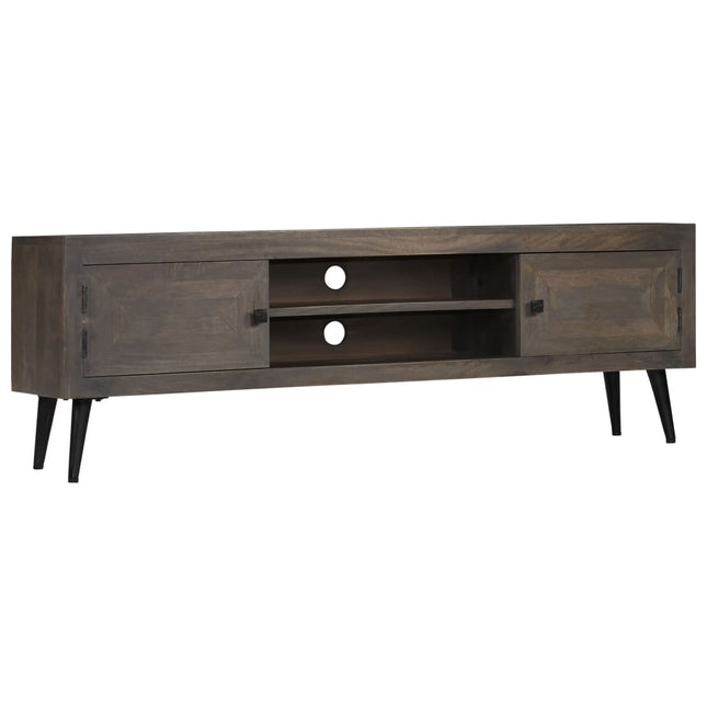 Meuble Tv Bois Massif De Manguier 140 X 30 X 45 Cm