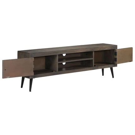 Meuble Tv Bois Massif De Manguier 140 X 30 X 45 Cm