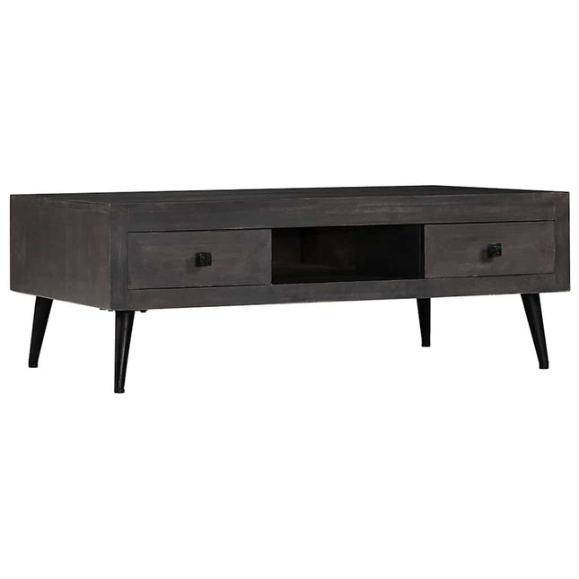 Table Basse Bois De Récupération Solide 100X60X35 Cm