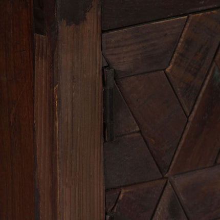 Meuble Tv Bois De Récupération Solide 140 X 30 X 45 Cm