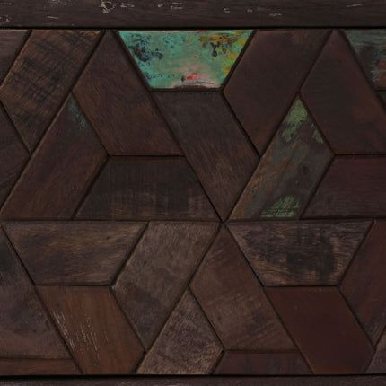 Meuble Tv Bois De Récupération Solide 140 X 30 X 45 Cm