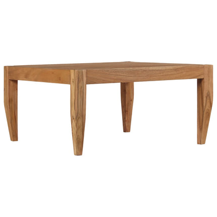 Table Basse Bois D'acacia Massif 80X80X41 Cm Marron