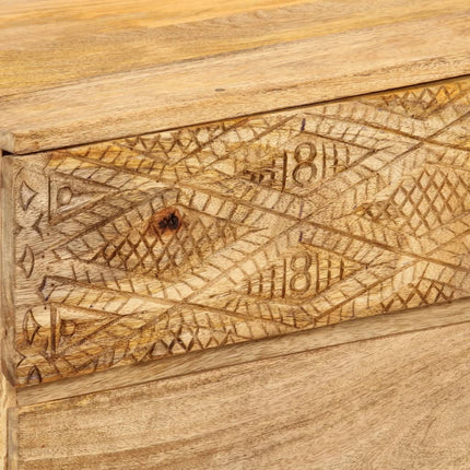 Meuble Tv Bois De Manguier Solide 110X30X40 Cm
