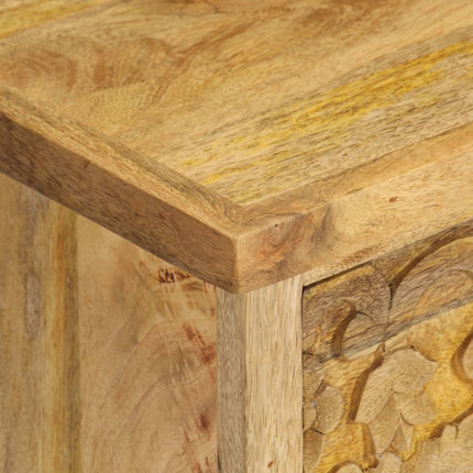 Table De Chevet Bois De Manguier Massif 40X30X50 Cm