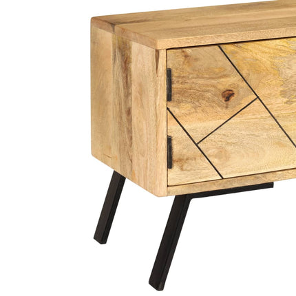 Meuble Tv Bois De Manguier Massif 140X30X40 Cm