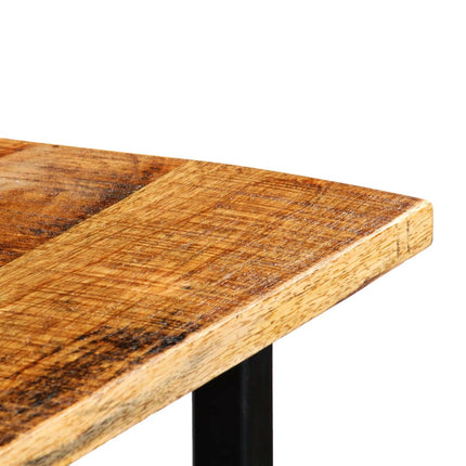 Table De Bar Forme De Tracteur Bois De Manguier Massif Rouge