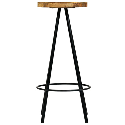 Chaises De Bar Lot De 4 Bois De Manguier Solide