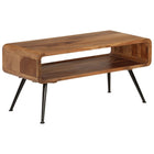 Table Basse Bois Massif 95X40X45 Cm