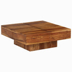 Bois d'acacia massif / 1 / 80 x 80 x 30 cm