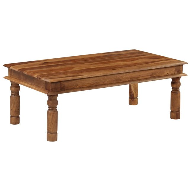 Table Basse Bois Massif 110X60X40 Cm