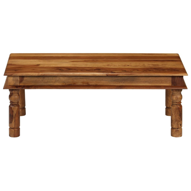 Table Basse Bois Massif 110X60X40 Cm