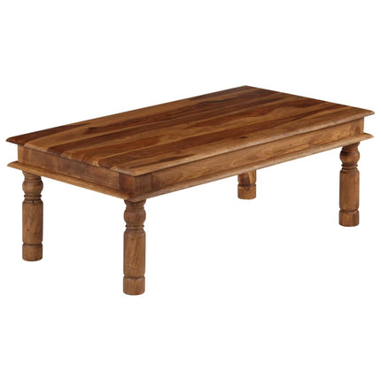 Table Basse Bois Massif 110X60X40 Cm