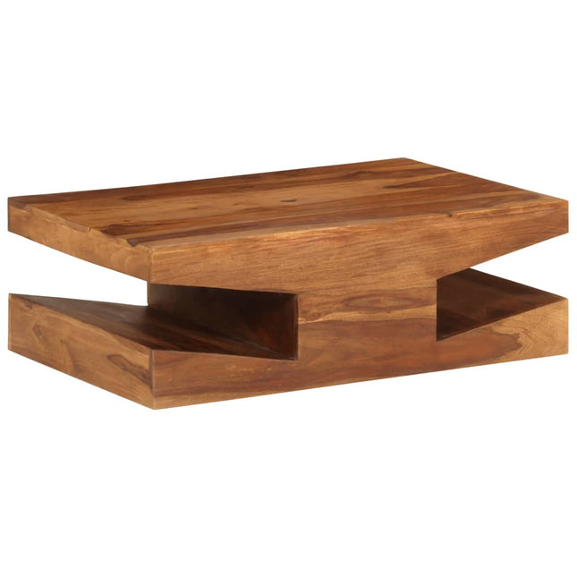 Table Basse Bois Massif 90X60X30 Cm