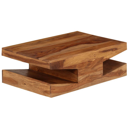 Table Basse Bois Massif 90X60X30 Cm