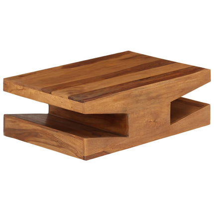 Table Basse Bois Massif 90X60X30 Cm