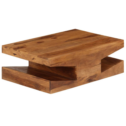 Table Basse Bois Massif 90X60X30 Cm