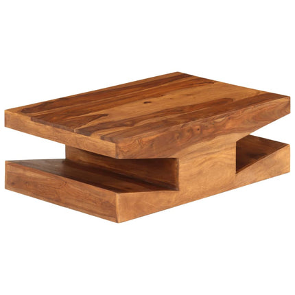 Table Basse Bois Massif 90X60X30 Cm