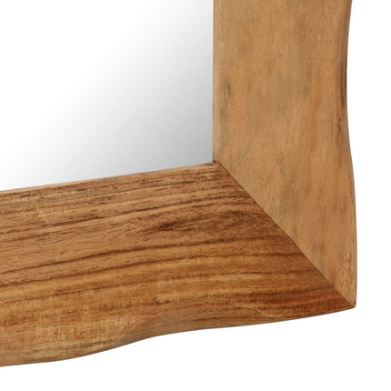 Miroir Cosmétique Bois Solide D'acacia