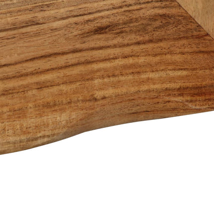 Miroir Cosmétique Bois Solide D'acacia