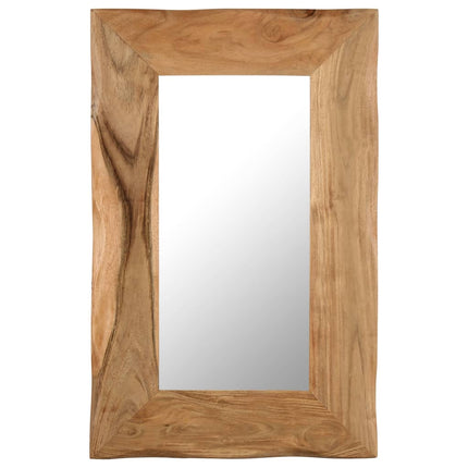 Miroir Cosmétique Bois Solide D'acacia