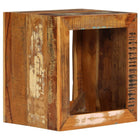 Tabouret 40X30X40 Cm Bois De Récupération Solide