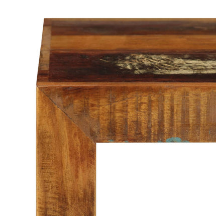 Tabouret 40X30X40 Cm Bois De Récupération Solide