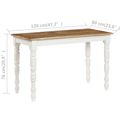Table À Manger Bois De Manguier Massif