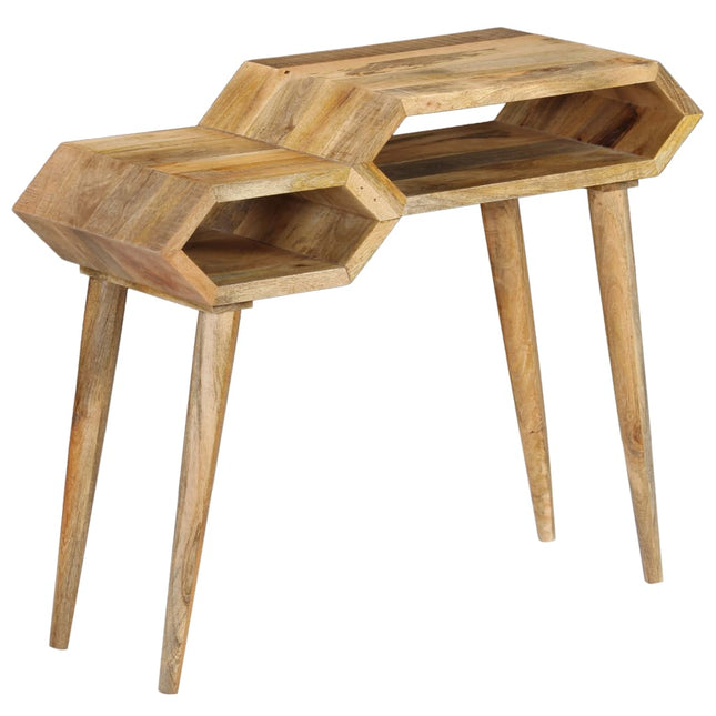 Table Console Bois De Manguier Massif 90 X 35 X 76 Cm
