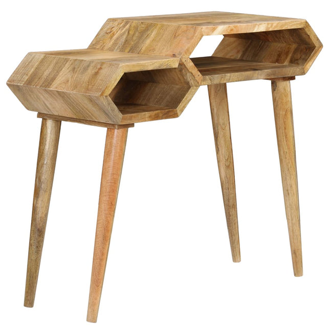 Table Console Bois De Manguier Massif 90 X 35 X 76 Cm