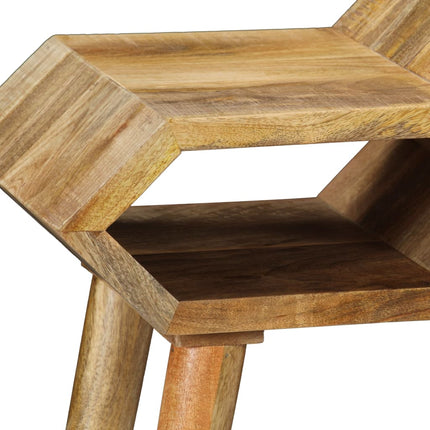 Table Console Bois De Manguier Massif 90 X 35 X 76 Cm