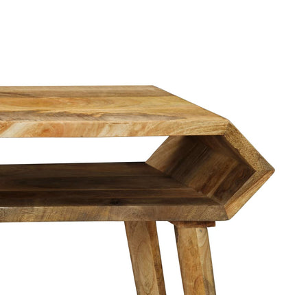 Table Console Bois De Manguier Massif 90 X 35 X 76 Cm