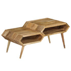 Table Basse Bois De Manguier Massif 104X50X45 Cm